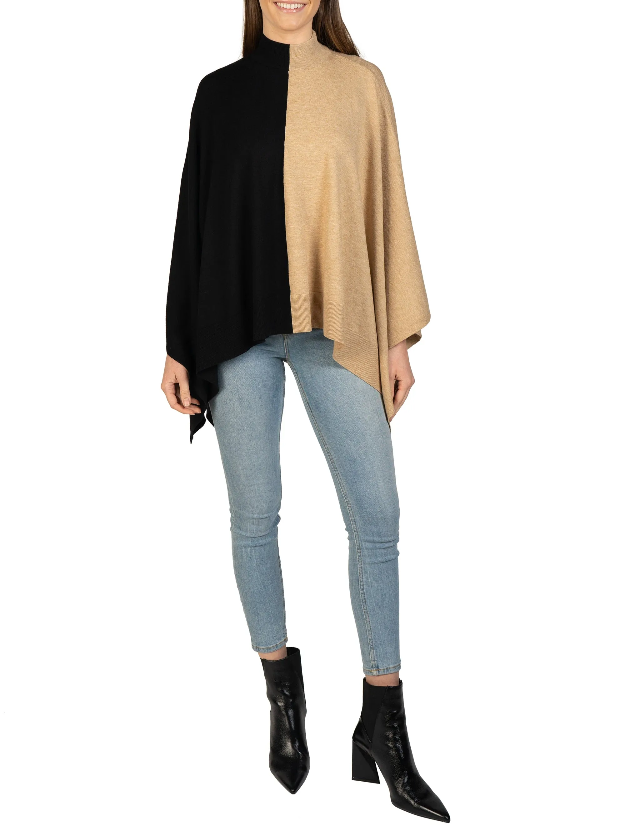 Two-Toned Poncho