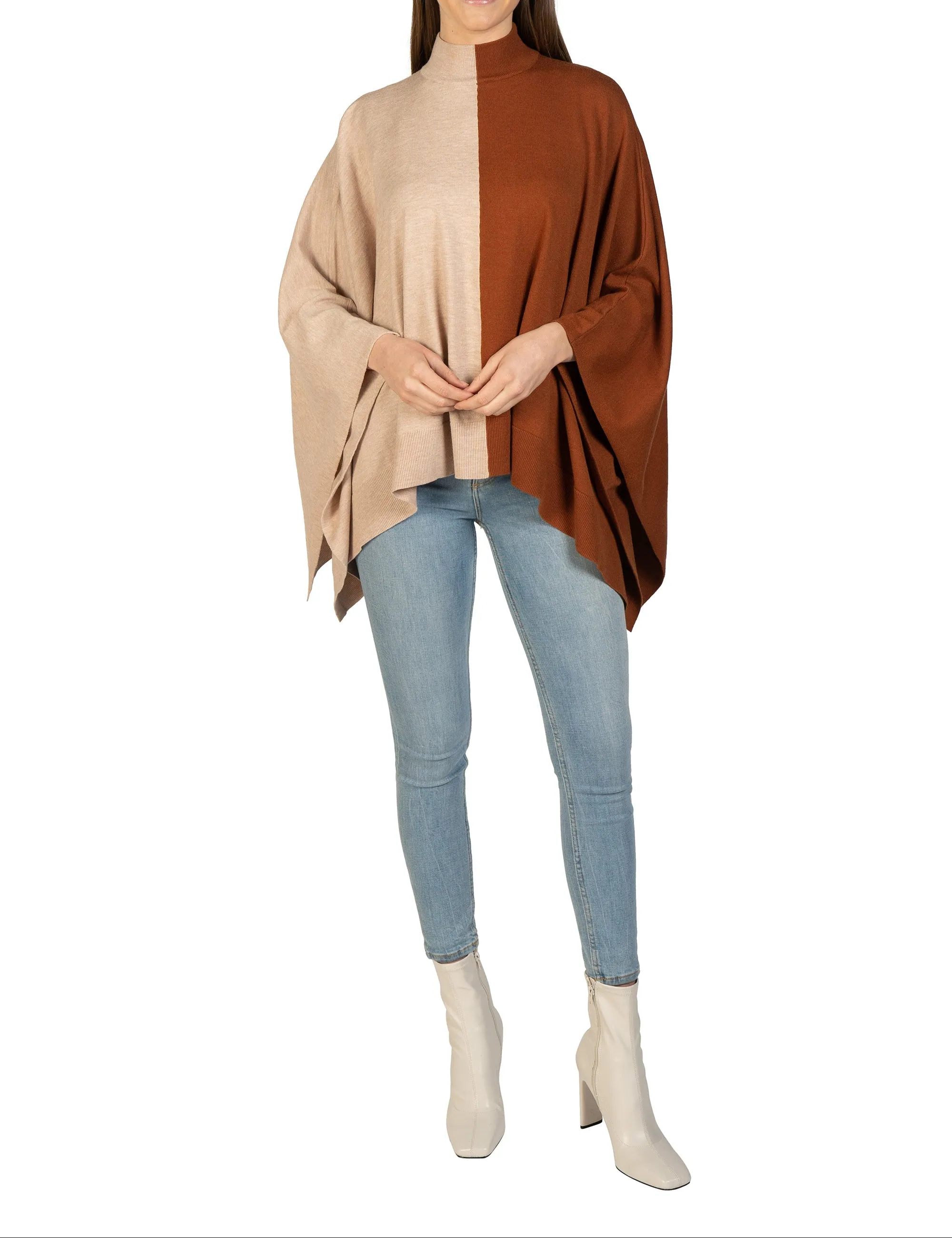 Two-Toned Poncho
