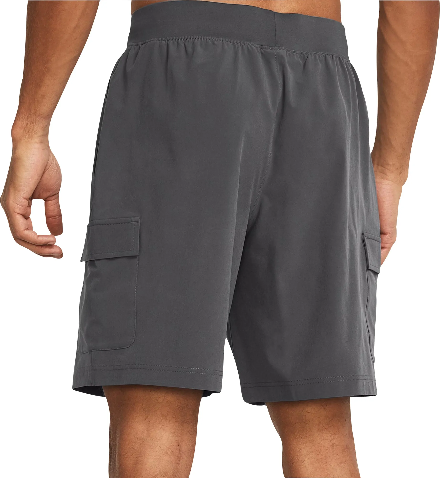 Under Armour Stretch Woven Cargo Mens Training Shorts - Grey