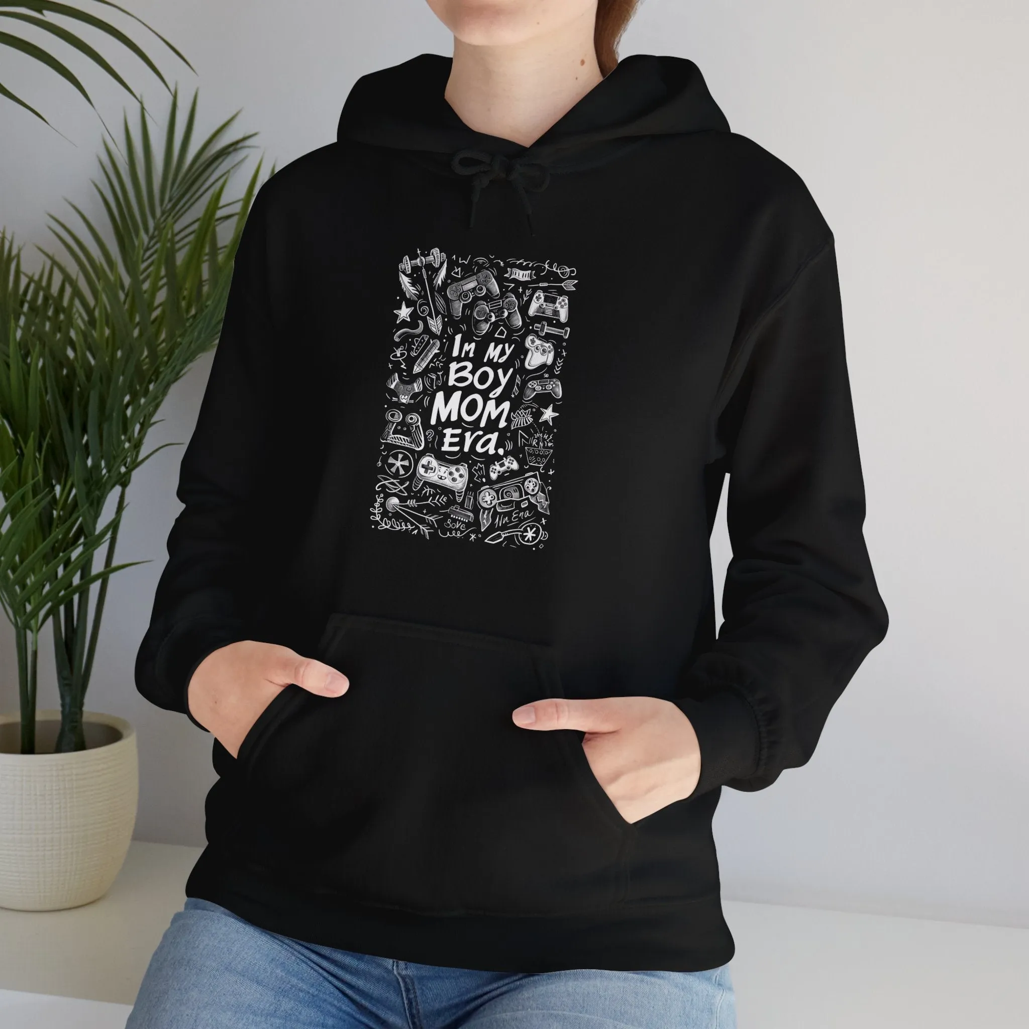 Unisex Heavy Blend™ Hooded Sweatshirt - In My Boy Mom Era - Gamer