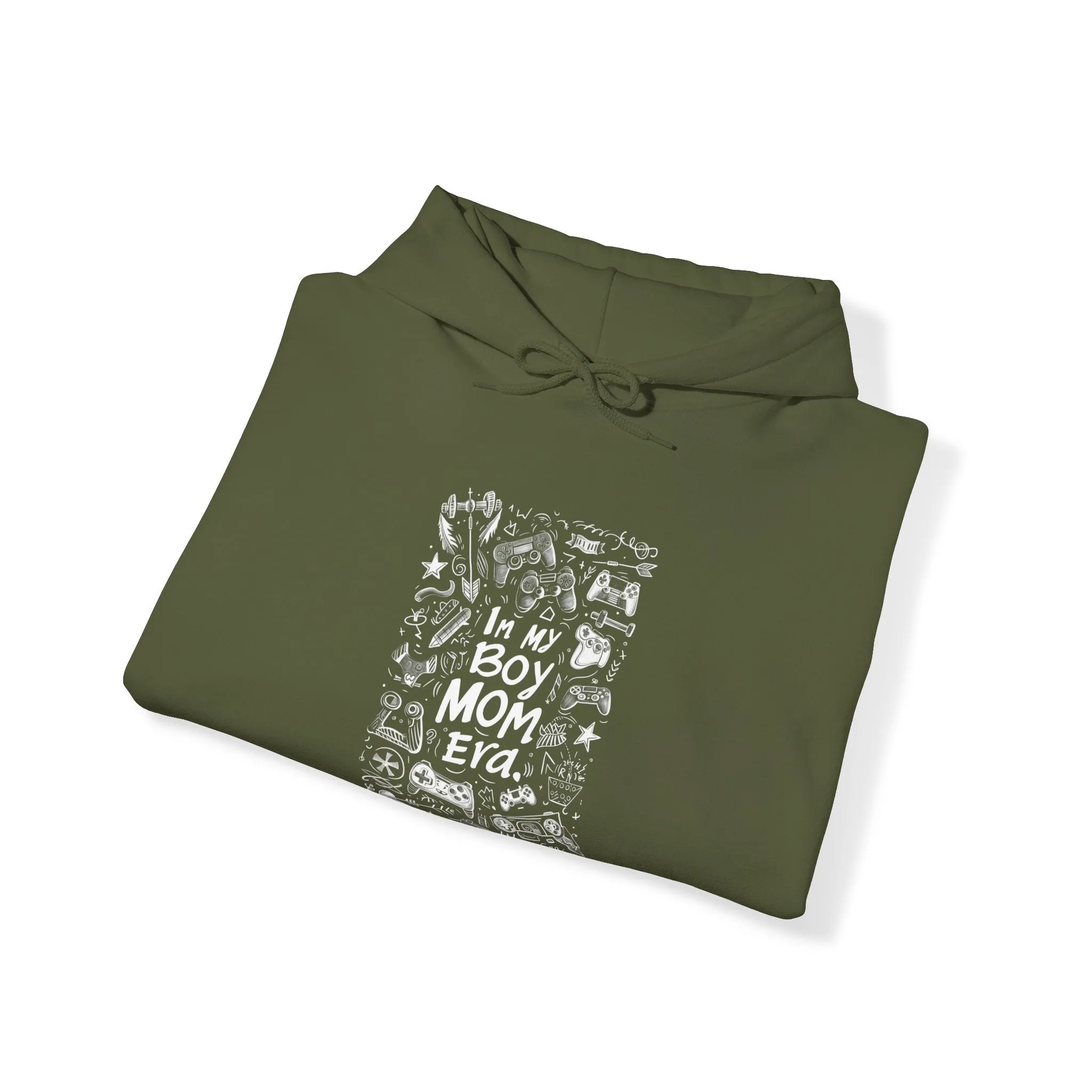 Unisex Heavy Blend™ Hooded Sweatshirt - In My Boy Mom Era - Gamer