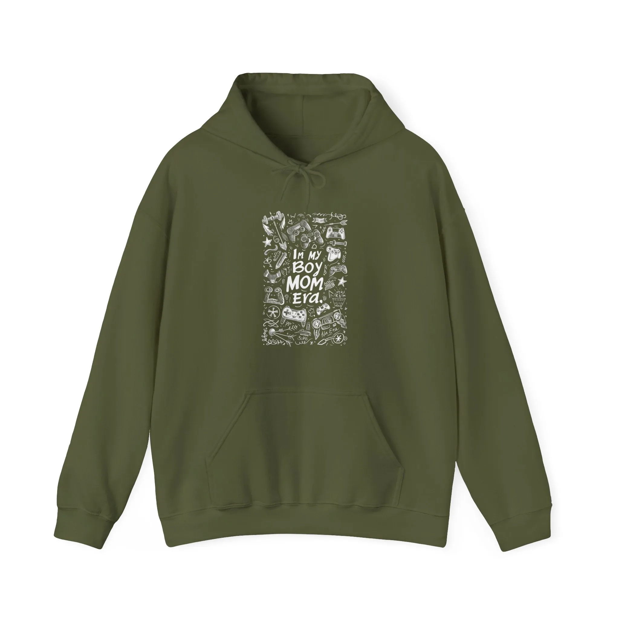 Unisex Heavy Blend™ Hooded Sweatshirt - In My Boy Mom Era - Gamer