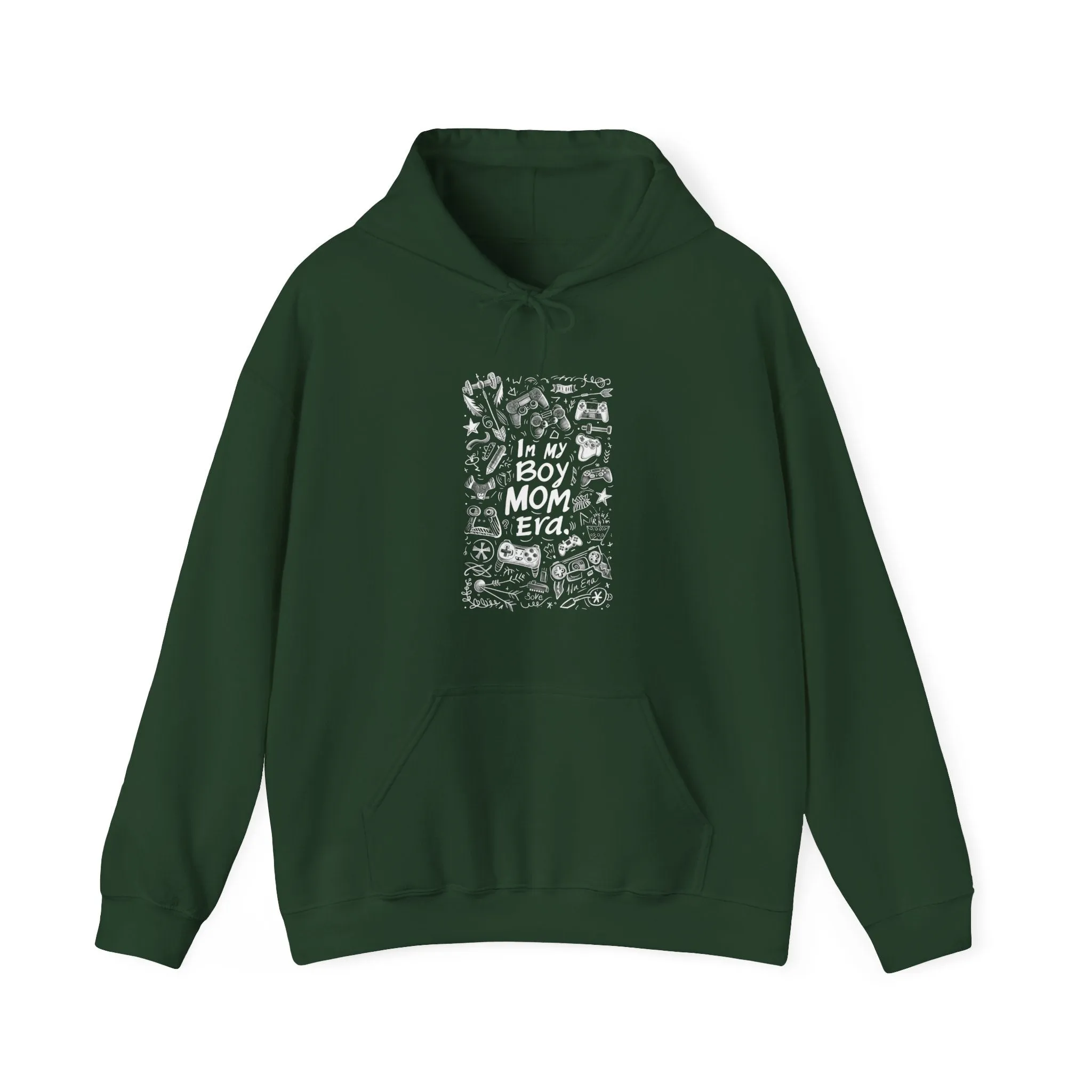 Unisex Heavy Blend™ Hooded Sweatshirt - In My Boy Mom Era - Gamer