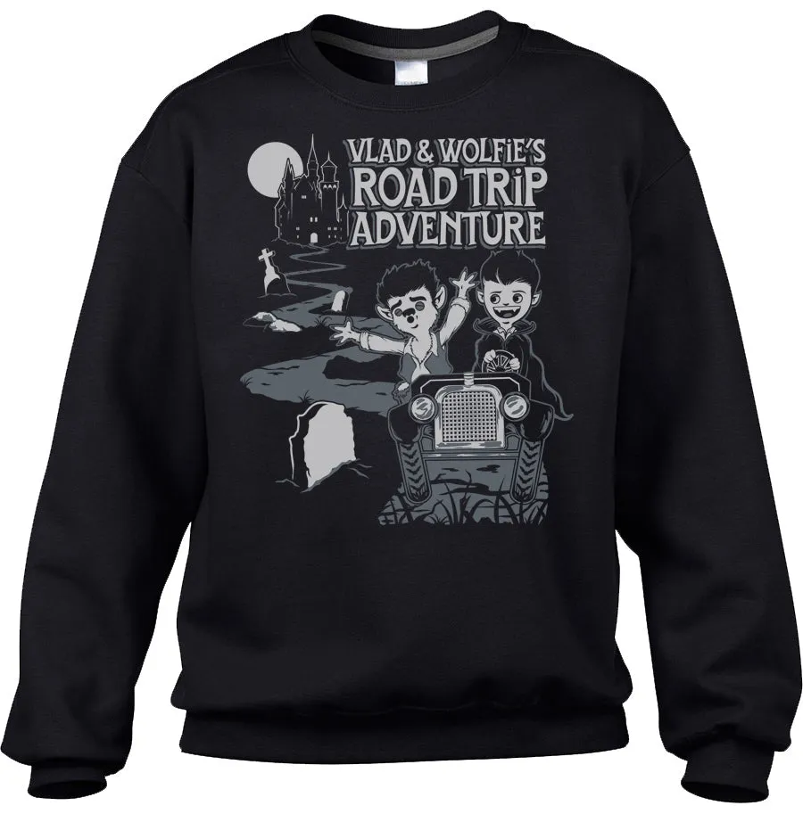 Unisex Vlad and Wolfie's Road Trip Adventure Sweatshirt - By Ex-Boyfriend