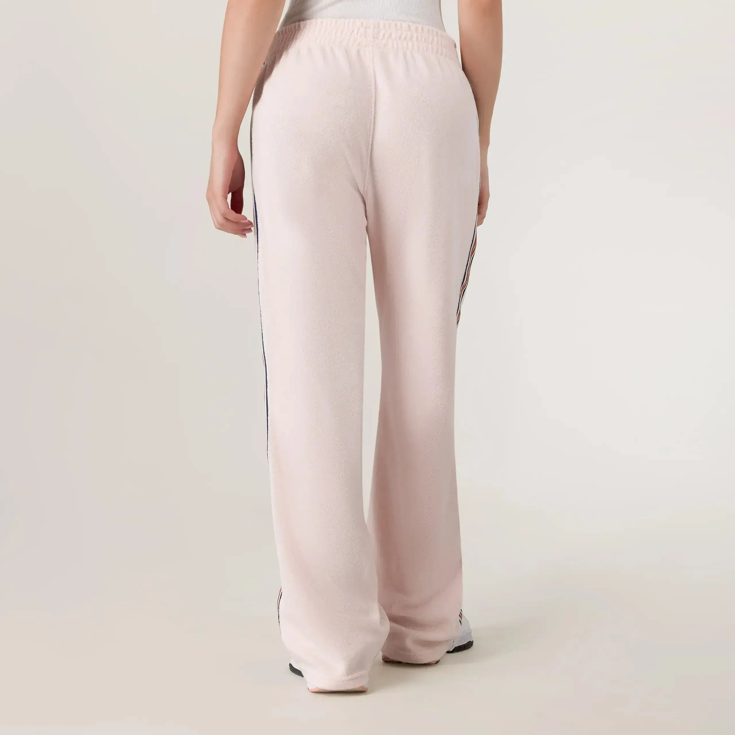 Velour Track Pants - SEASONAL PINK