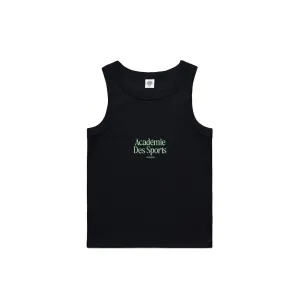 Vice 84 WMNS Organic Embroidered Rib Tank - Black