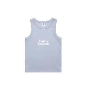 Vice 84 WMNS Organic Embroidered Rib Tank - Powder Blue
