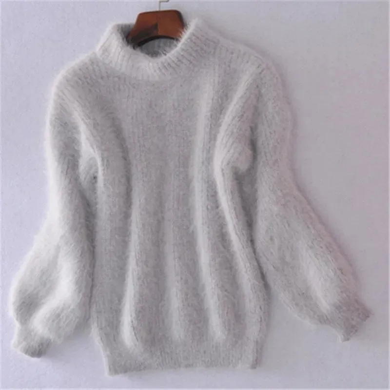 Vintage-Style Angora Sweater by Brenda