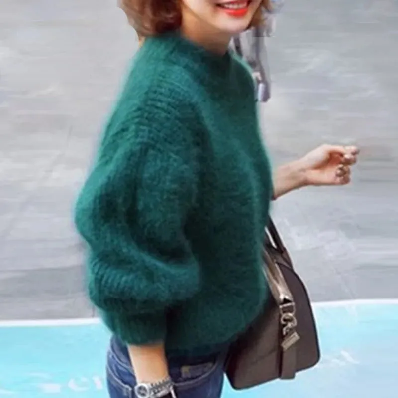 Vintage-Style Angora Sweater by Brenda