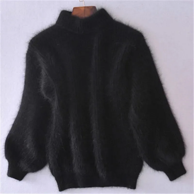 Vintage-Style Angora Sweater by Brenda