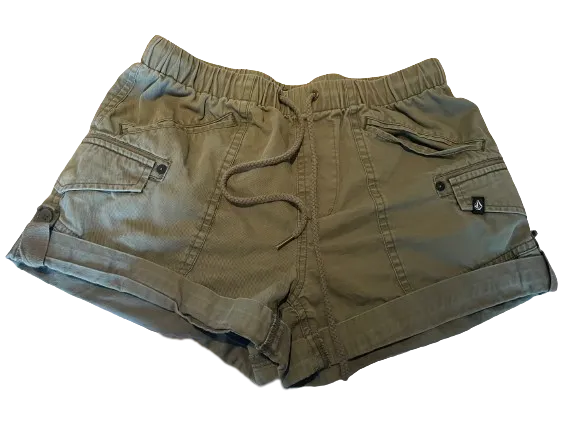 Volcom Army Green Cargo Shorts