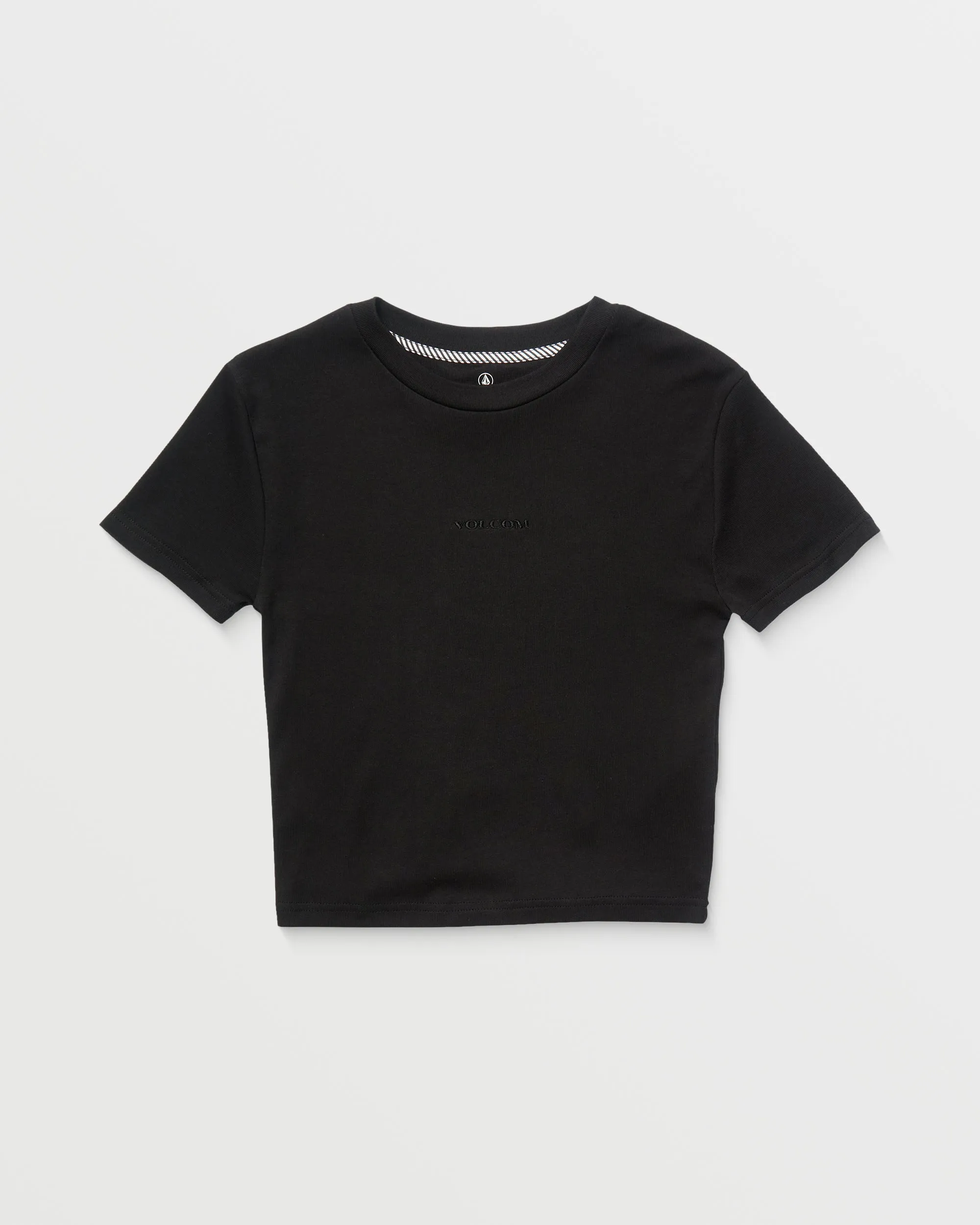 Volcomstone Tight Crop T-shirt - BLACK