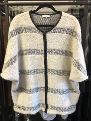 WAVERLY GREY ZIP UP, size 8  #3081