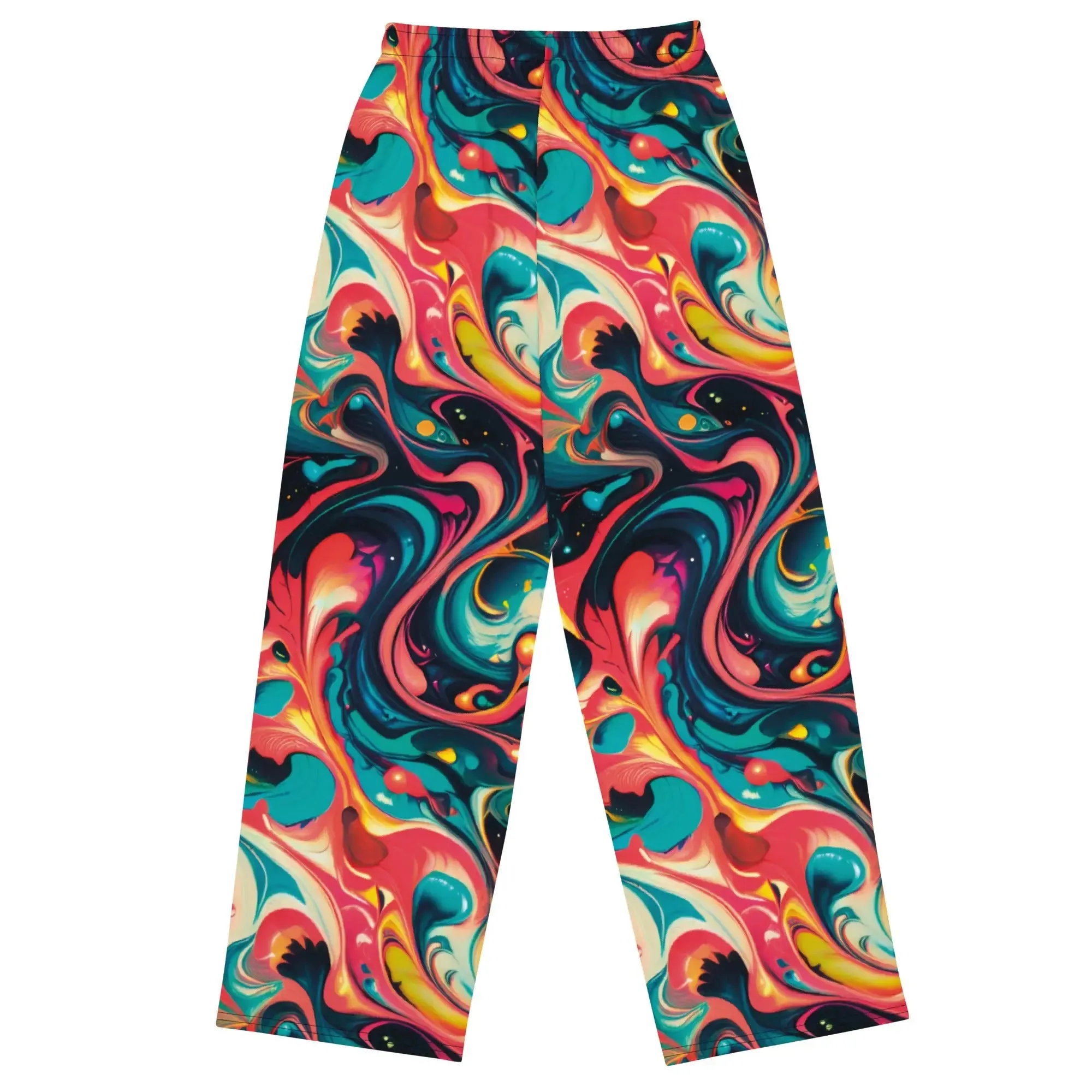 Wide-Leg Pants - Celestial Splash