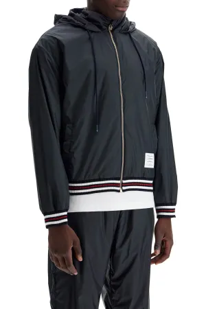 windbreaker jacket in ripstop fabric