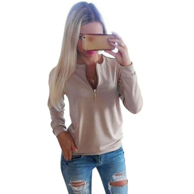 Women Lady's Pullover Long Sleeve Shirts Jumper Pullover Tops For Women Outwear
