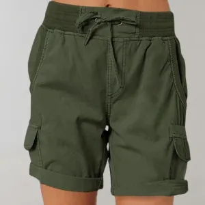 Women's Cargo Shorts | Comfortable Elastic Waist