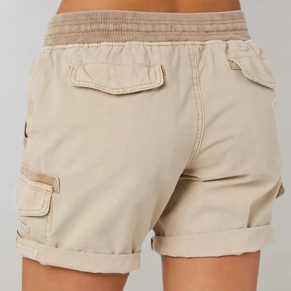 Women's Cargo Shorts | Comfortable Elastic Waist