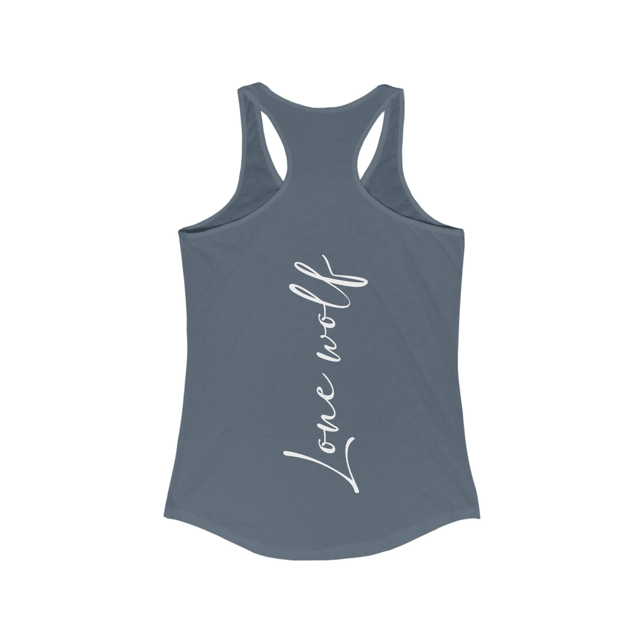 Women's Lone Wolf Graphic Ideal Racerback Tank