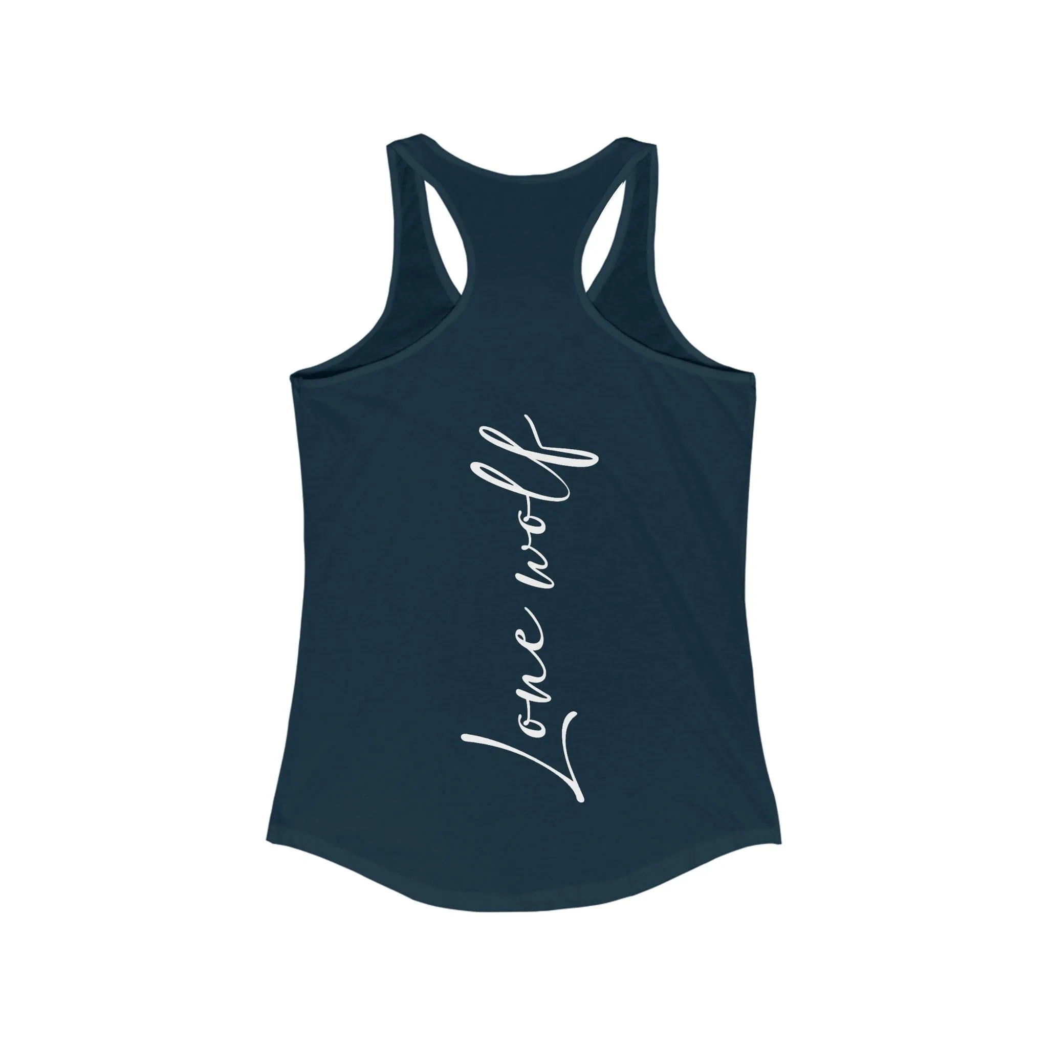 Women's Lone Wolf Graphic Ideal Racerback Tank