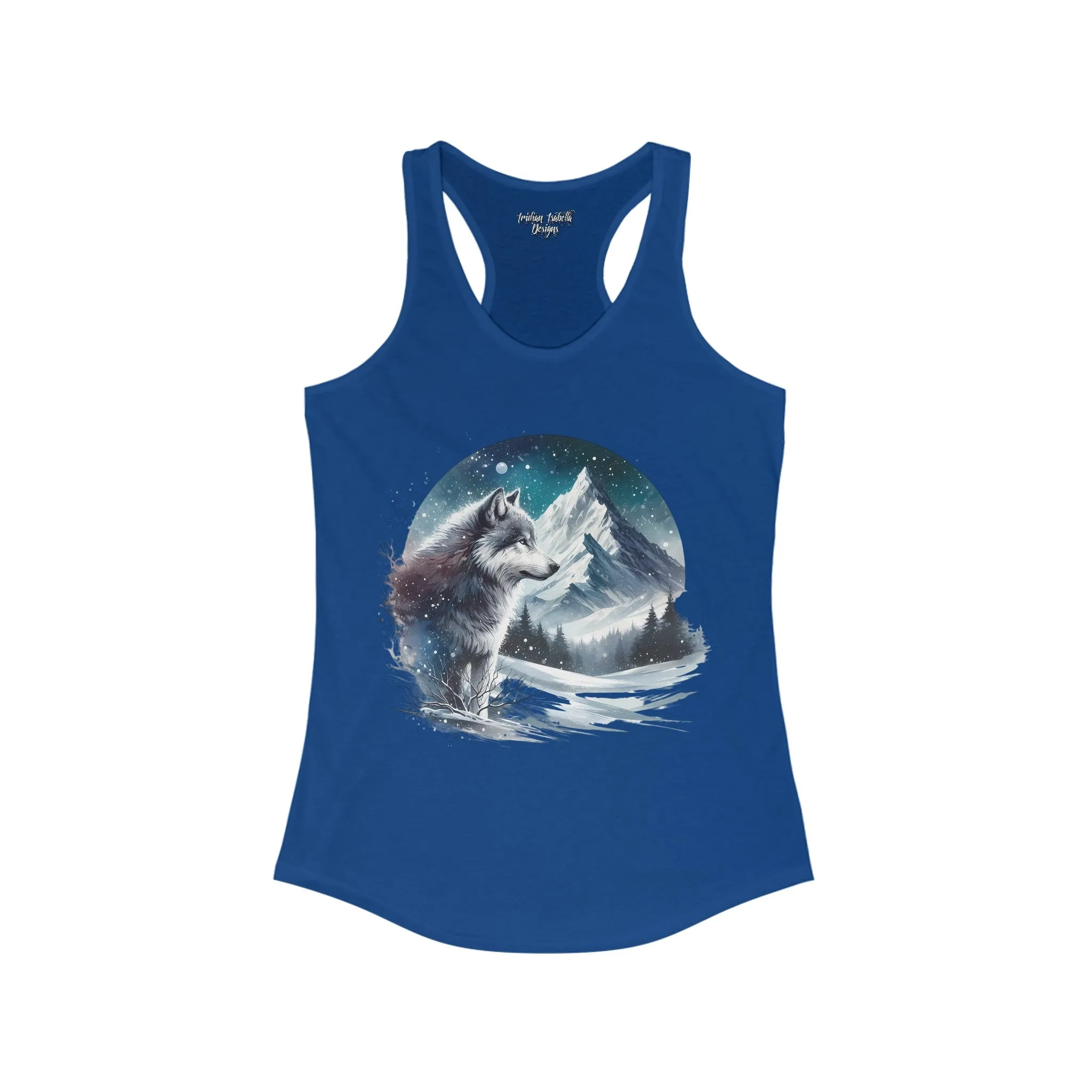 Women's Lone Wolf Graphic Ideal Racerback Tank