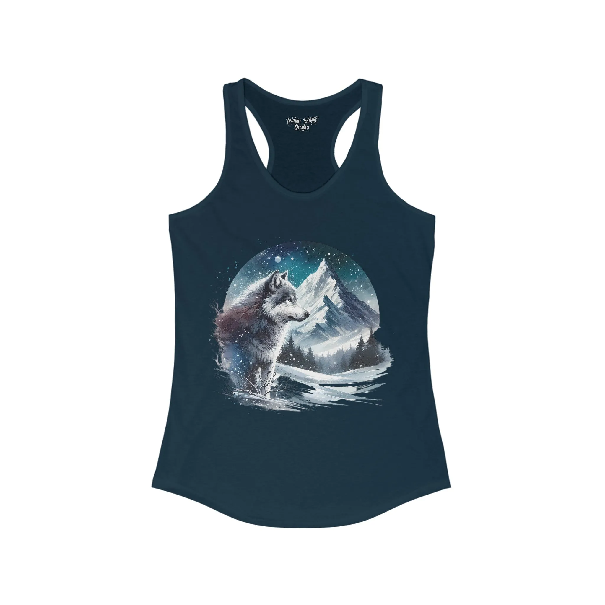 Women's Lone Wolf Graphic Ideal Racerback Tank