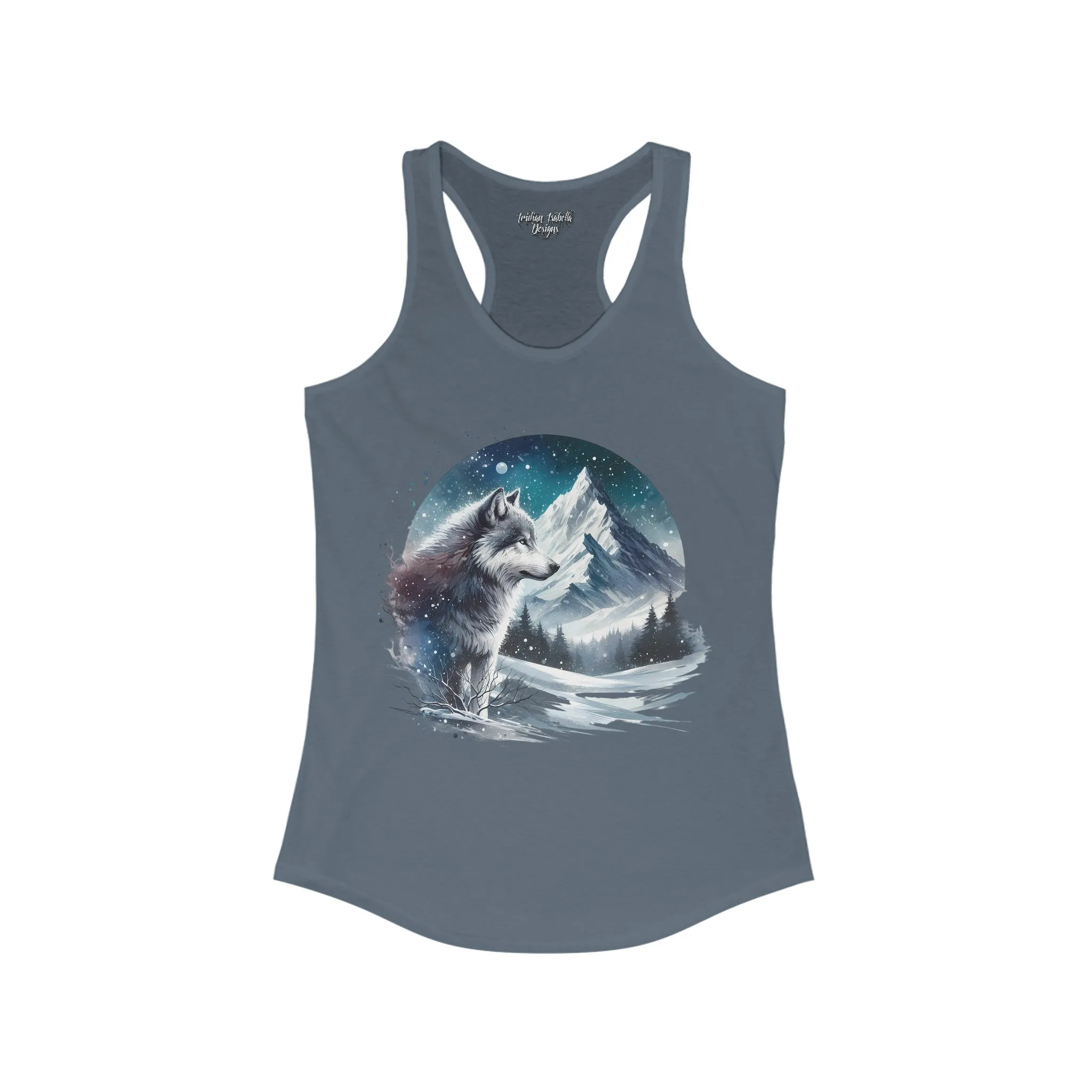Women's Lone Wolf Graphic Ideal Racerback Tank