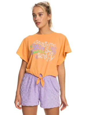 Womens We Go To The Sea Crop Tee