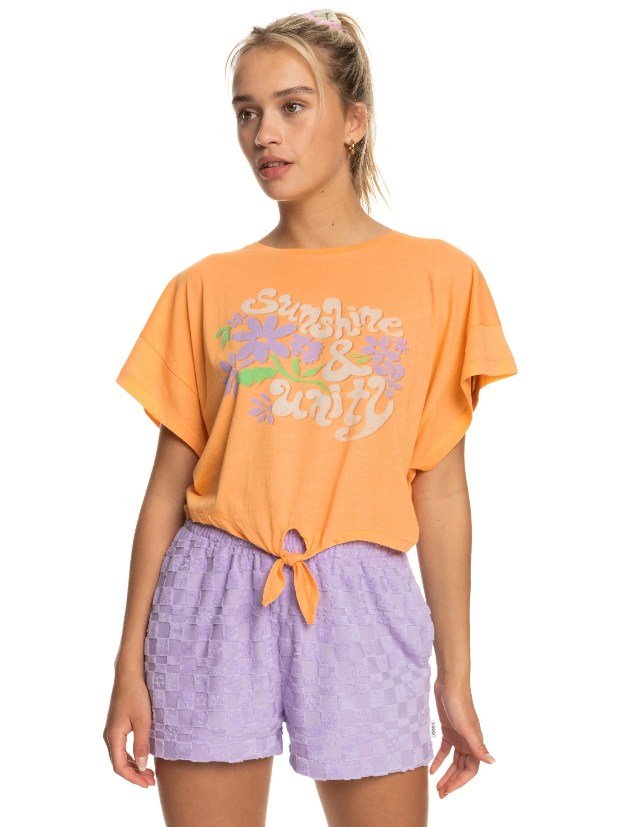 Womens We Go To The Sea Crop Tee