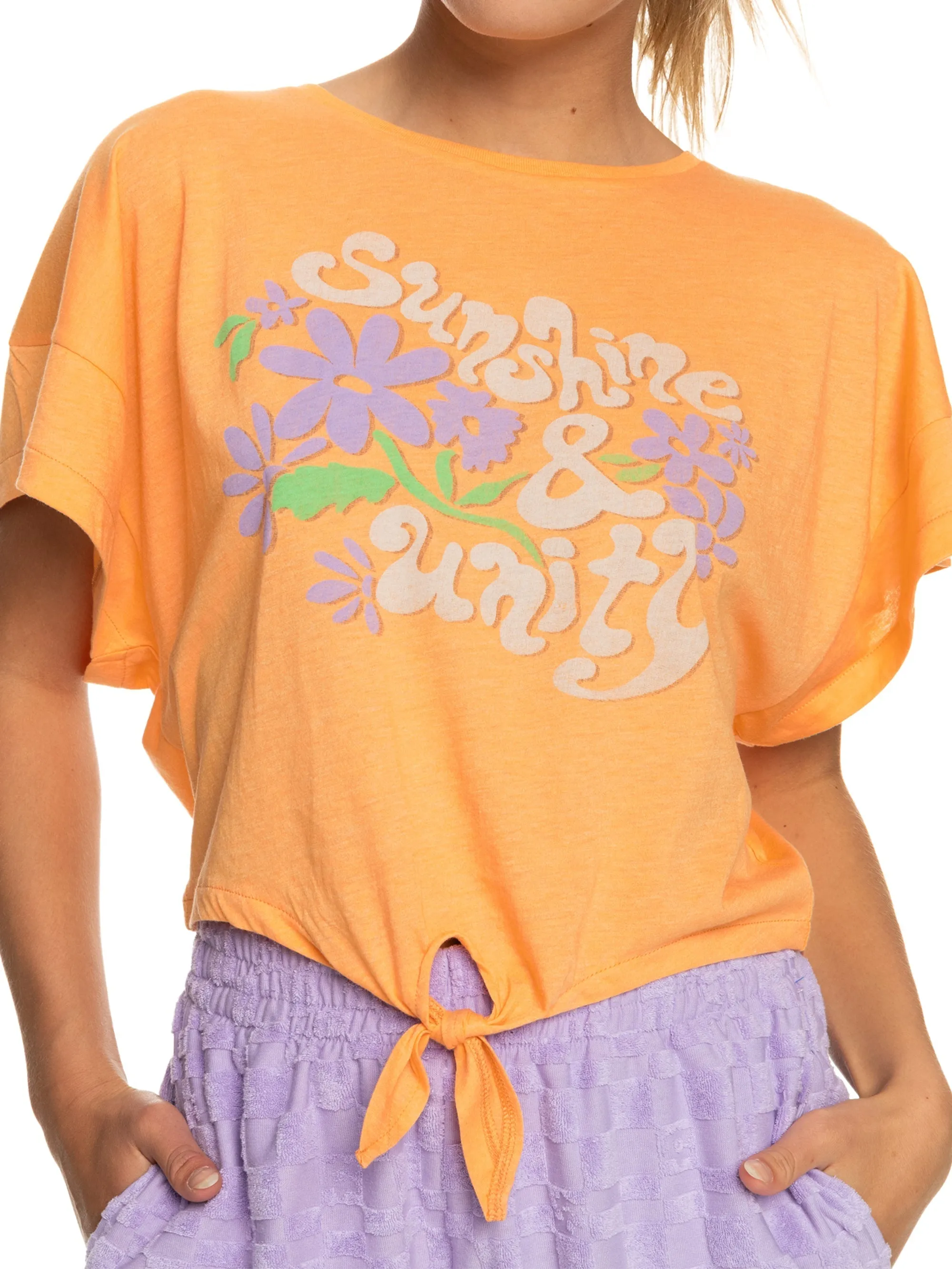 Womens We Go To The Sea Crop Tee