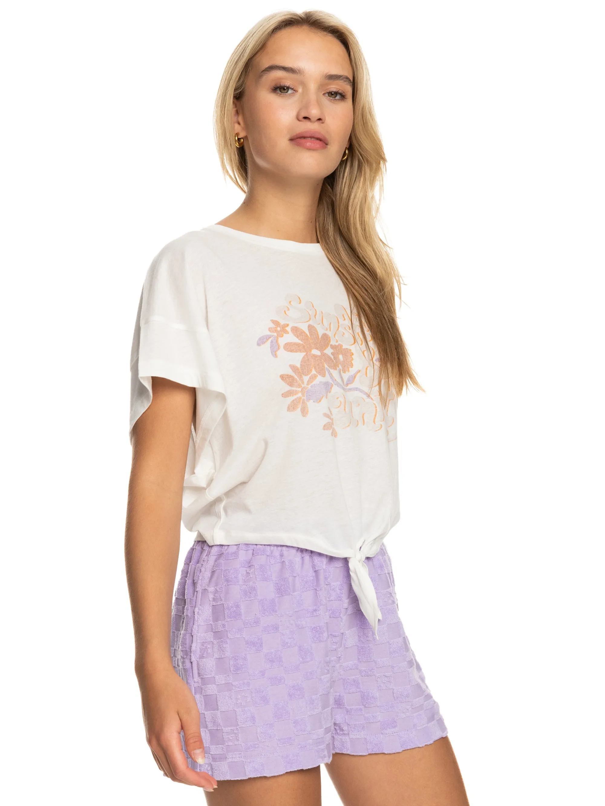 Womens We Go To The Sea Crop Tee