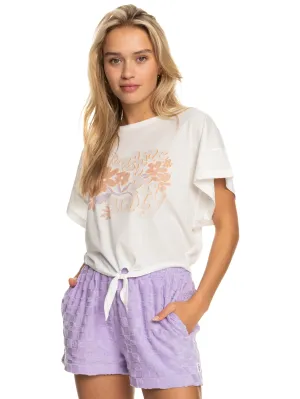 Womens We Go To The Sea Crop Tee