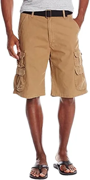 Wrangler Authentics Men's Premium Twill Cargo Short, Acorn Twill - Size 34