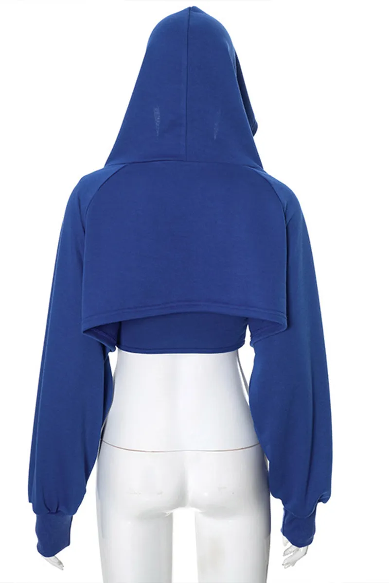 WS3264 Tank and Hoodie Sweatshirt Set