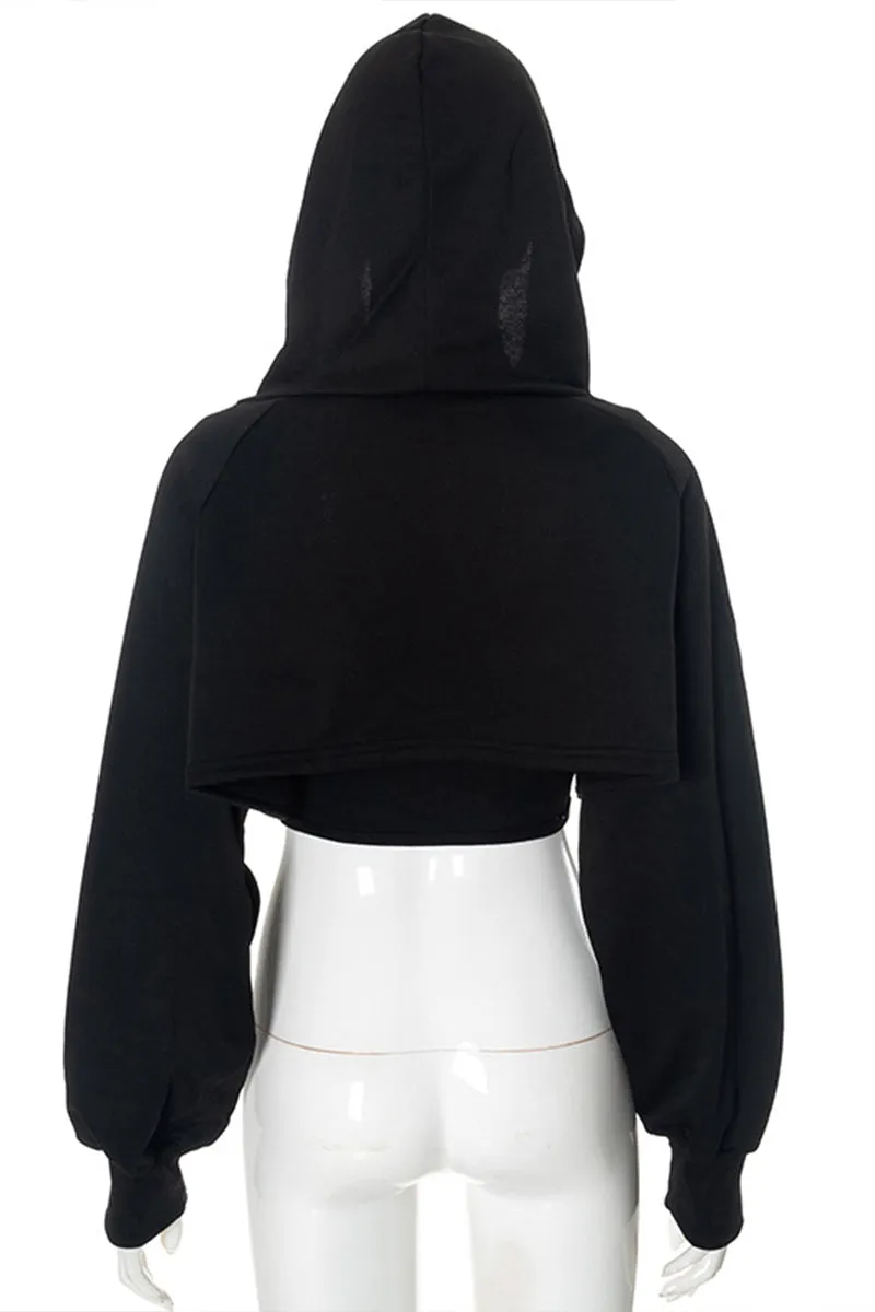 WS3264 Tank and Hoodie Sweatshirt Set