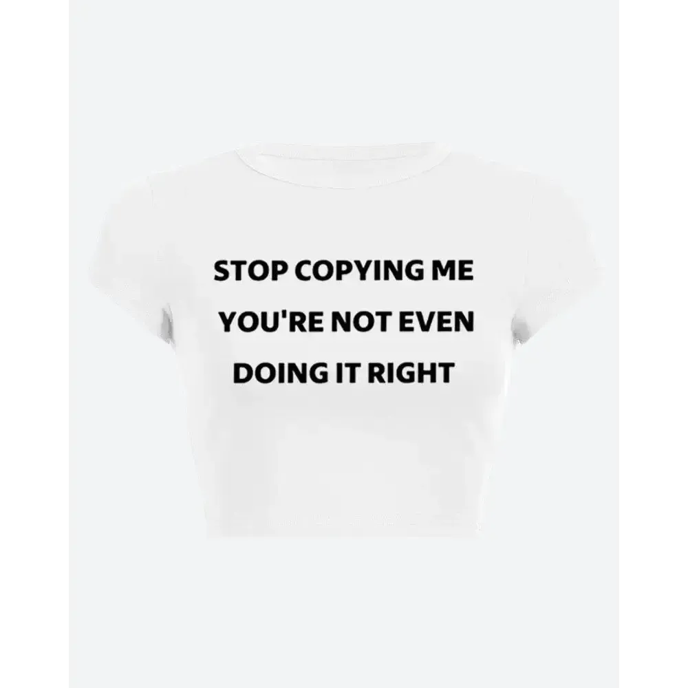 Y2K Humor Tee for Casual Outings and Statement Style