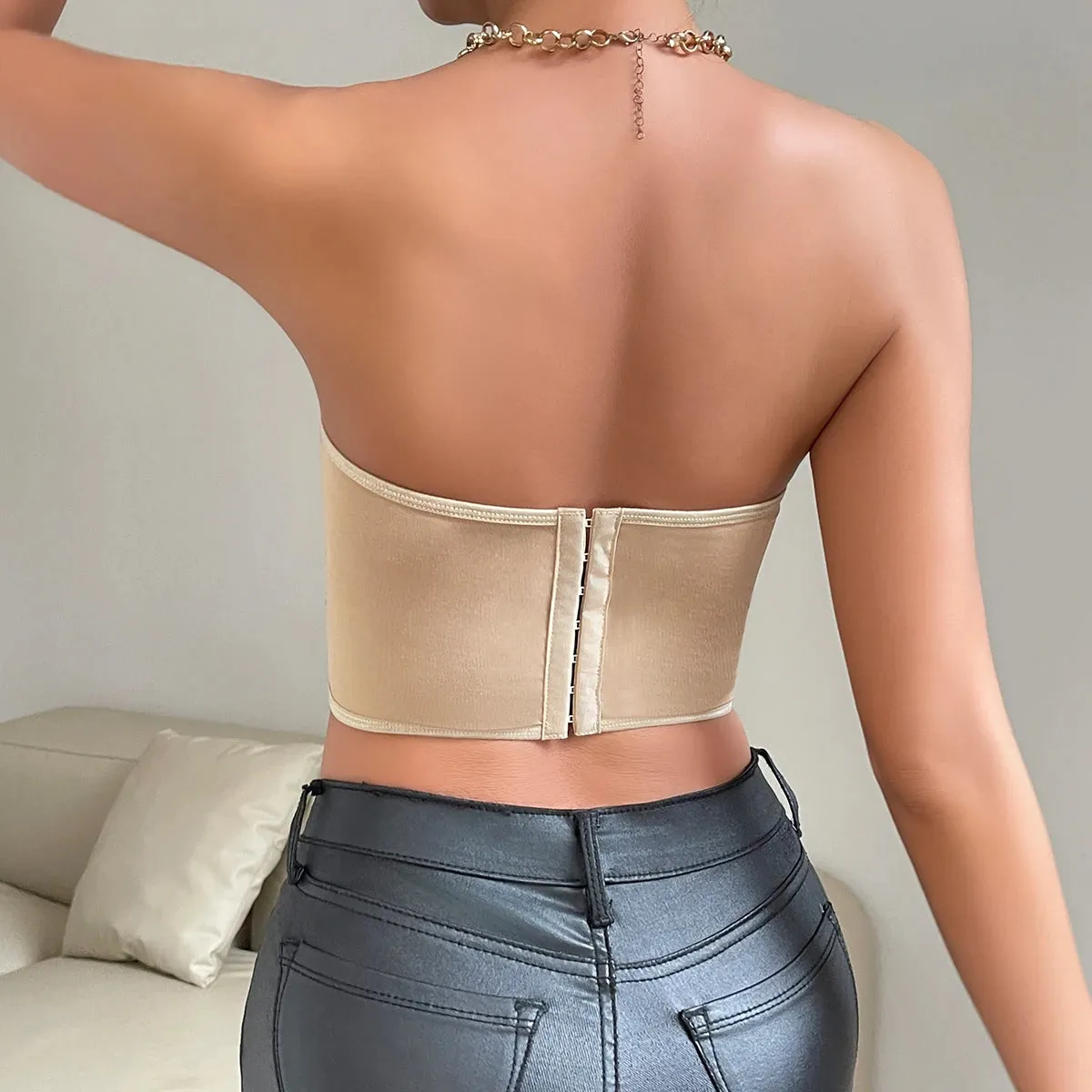 Y2K "Vemina" Sleeveless Embroidery Floral Crop Top