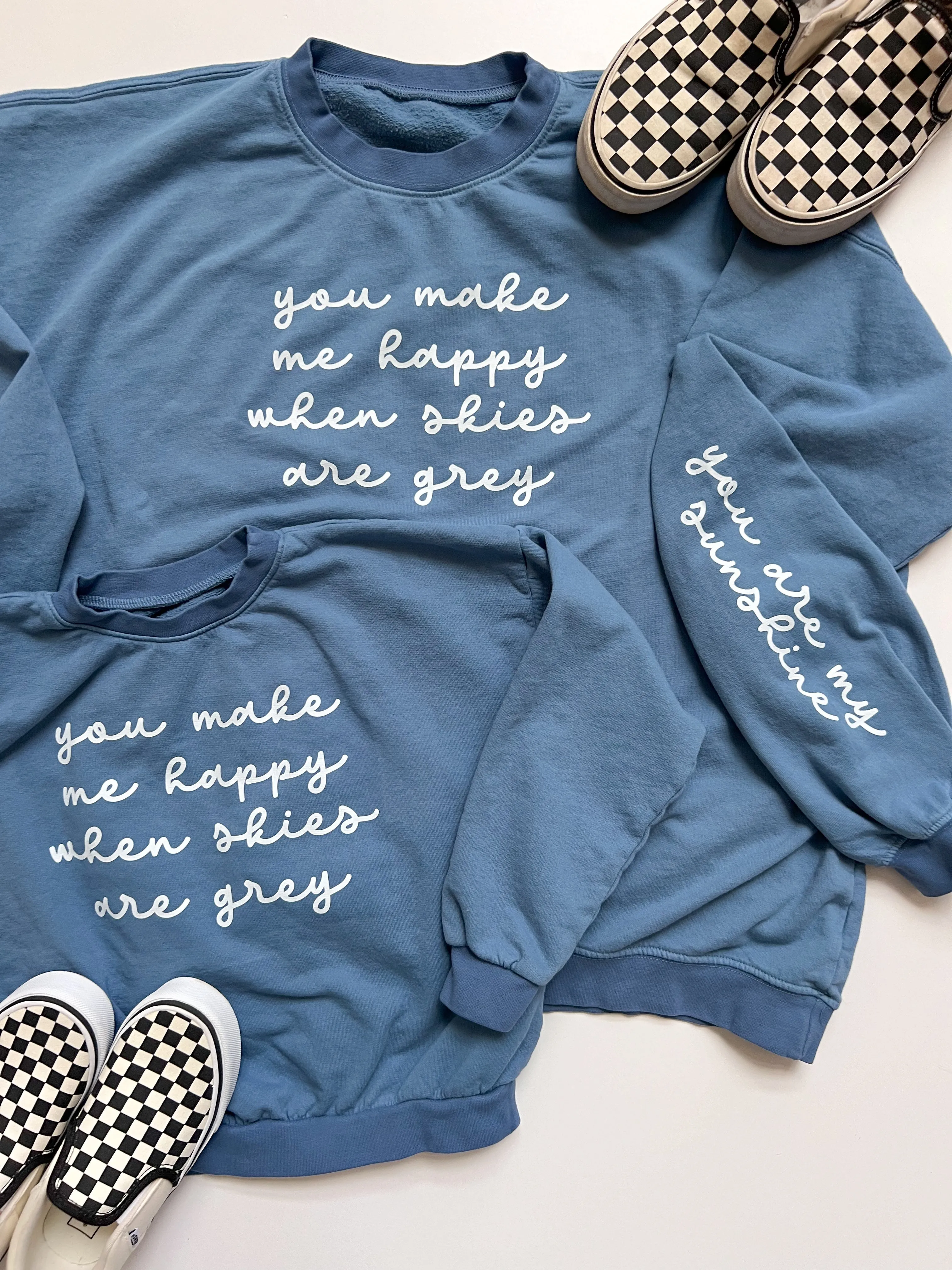You Make Me Happy When Skies Are Grey Youth Pullover